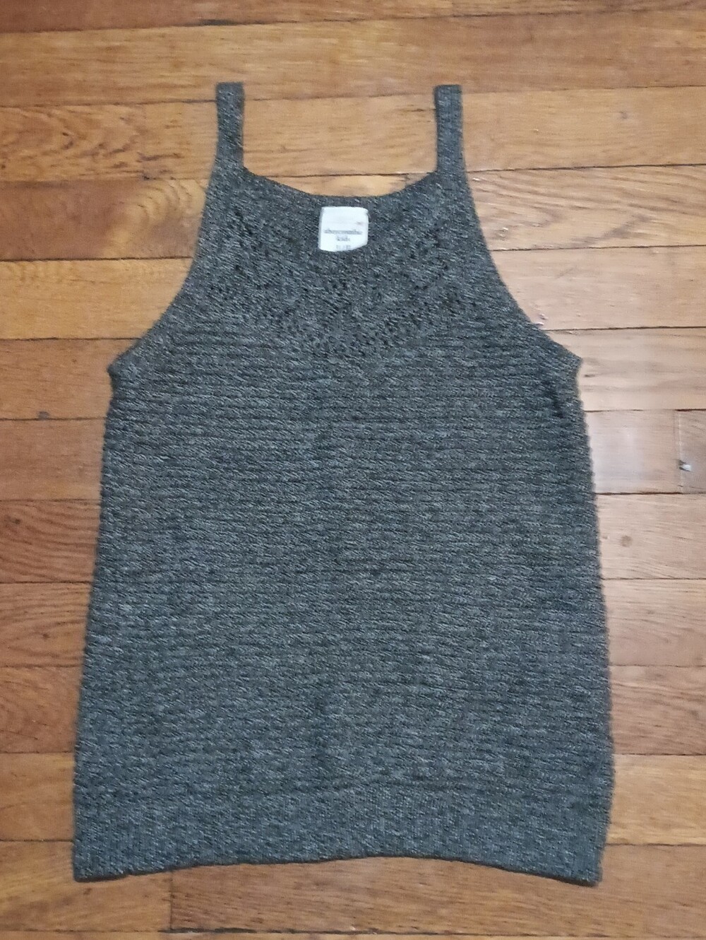 abercrombie kids Gray Knit Tank Top